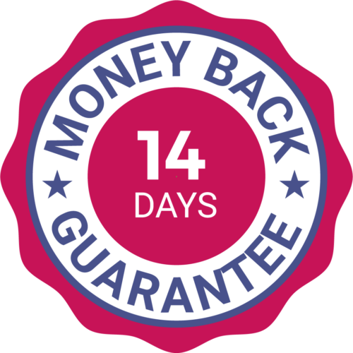 14 day money back guarantee badge